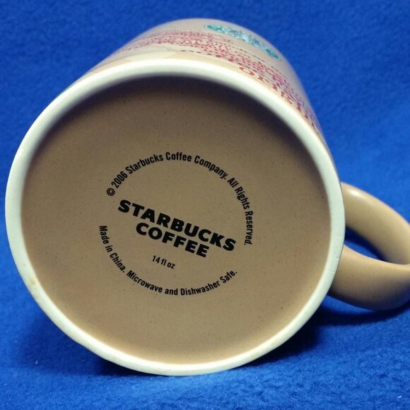 Starbucks 2006 Coffee Land Origin Bean Story Poem Africa Ceramic Coffee Mug 14oz - Picture 10 of 10